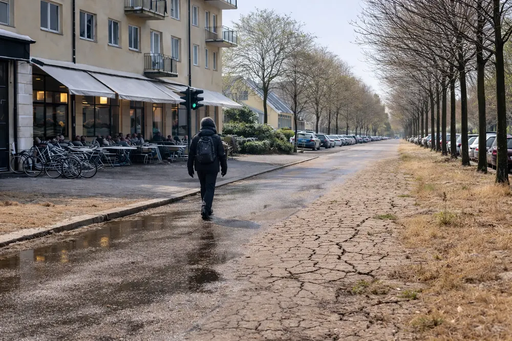 Torrare väder ger färre myggor