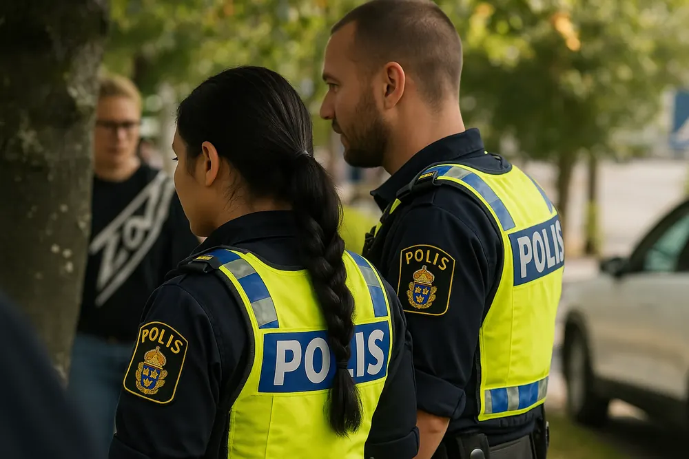 Man gripen efter händelse vid riksdagen