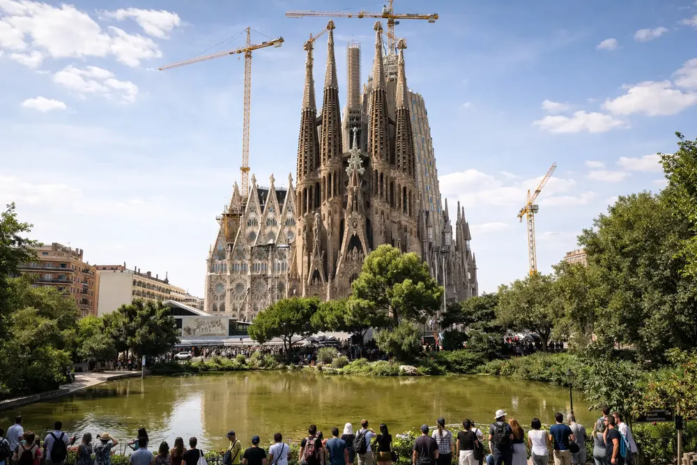 Påven välsignade nytt torn i Barcelona