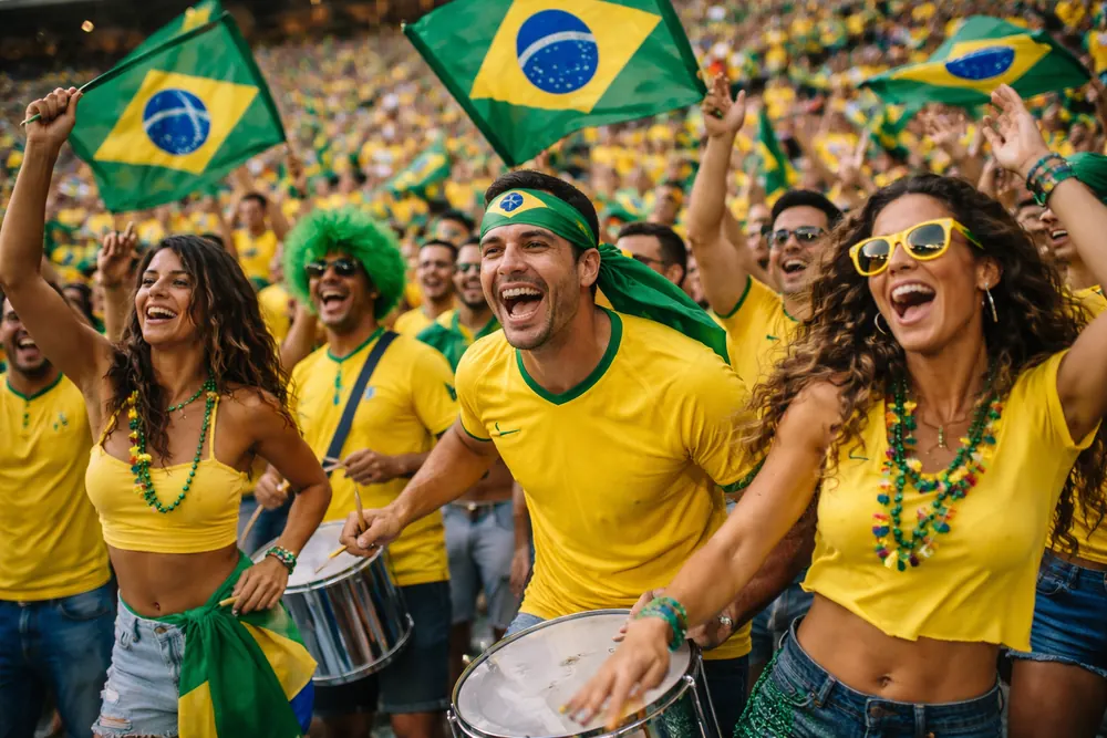 Ovädret kan försena Brasiliens VM-match