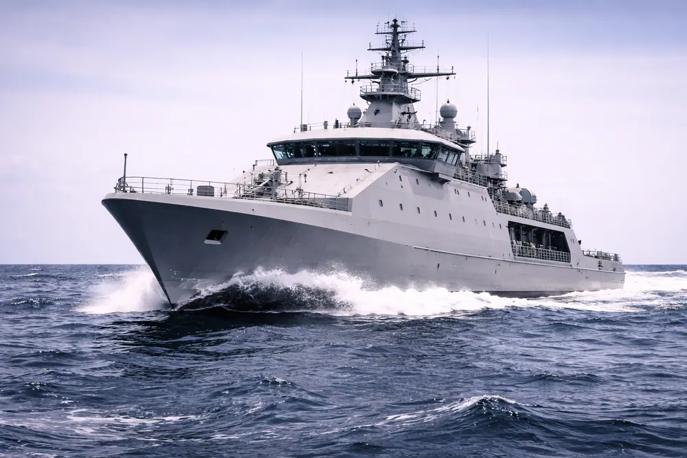 Varningsskott från rysk fregatt nära brittisk yacht