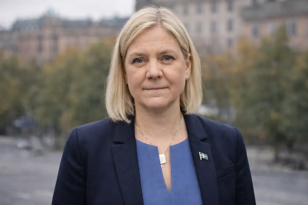 Magdalena Andersson hyllade VM-landslaget inför Japanmötet