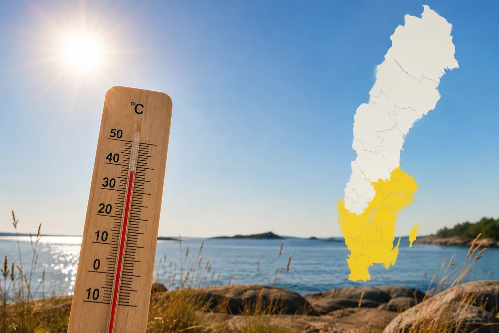 Het luft på väg mot Sverige
