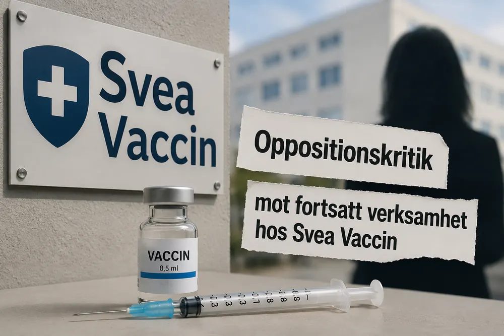 Oppositionskritik mot fortsatt verksamhet hos Svea Vaccin