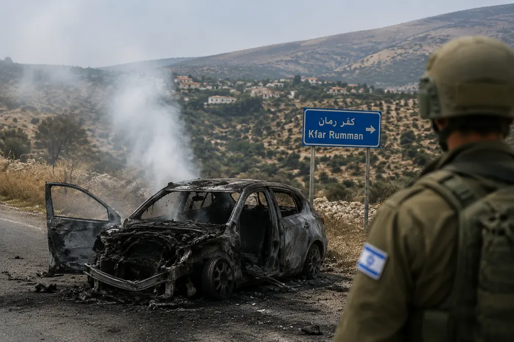 Två döda efter israelisk attack i södra Libanon