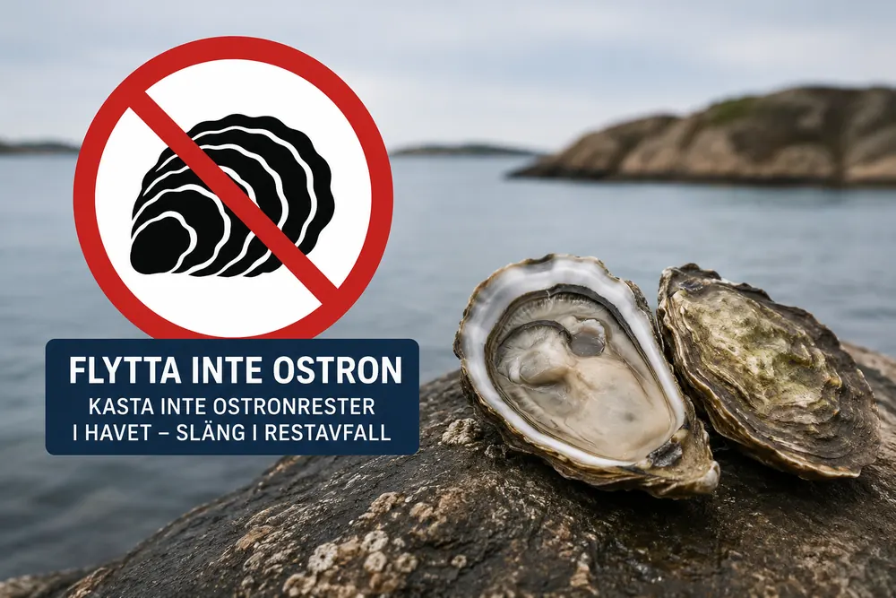 Myndighet varnar efter fynd av ostronparasit