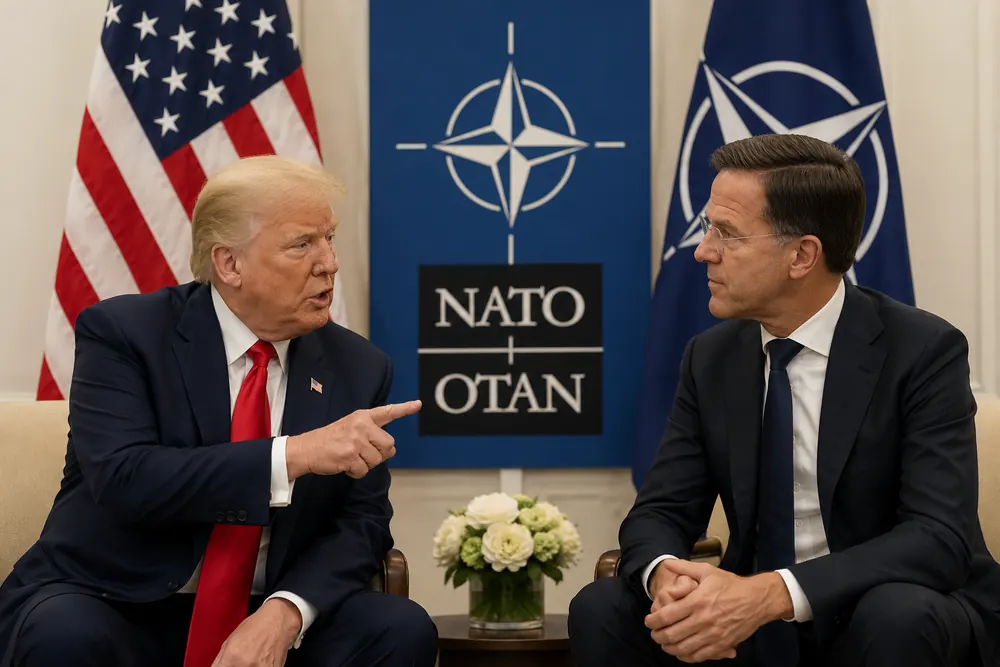 Trump kritiserar Nato för uteblivet Iranstöd