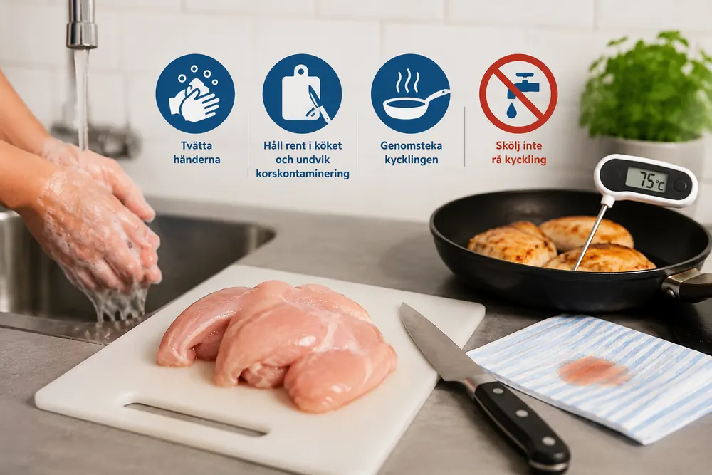 Så minskar du risken för campylobactersmitta