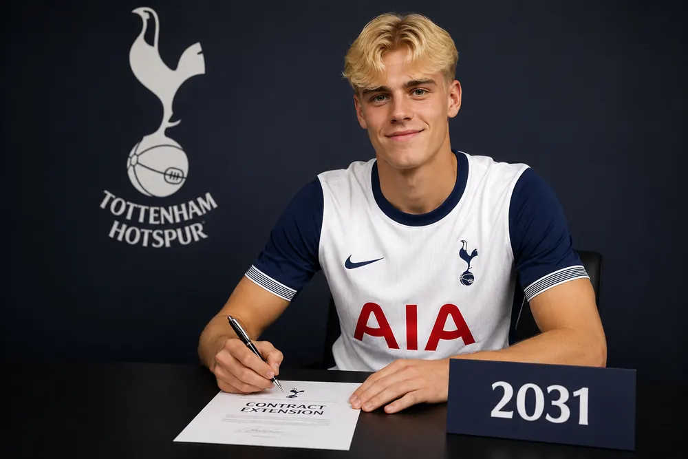 Lucas Bergvall bunden till Tottenham 2031