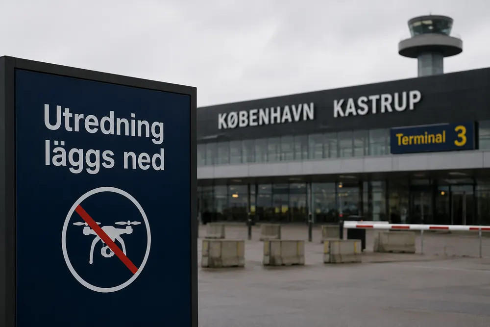 Utredning läggs ned efter larm vid Kastrup