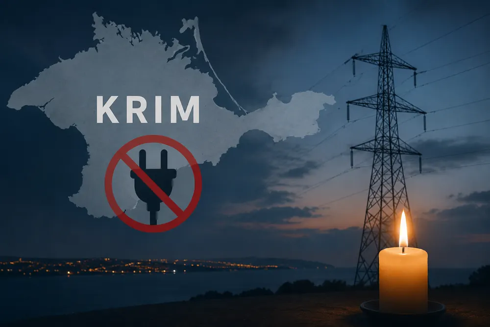 Ukrainska attacker orsakar strömavbrott på Krim