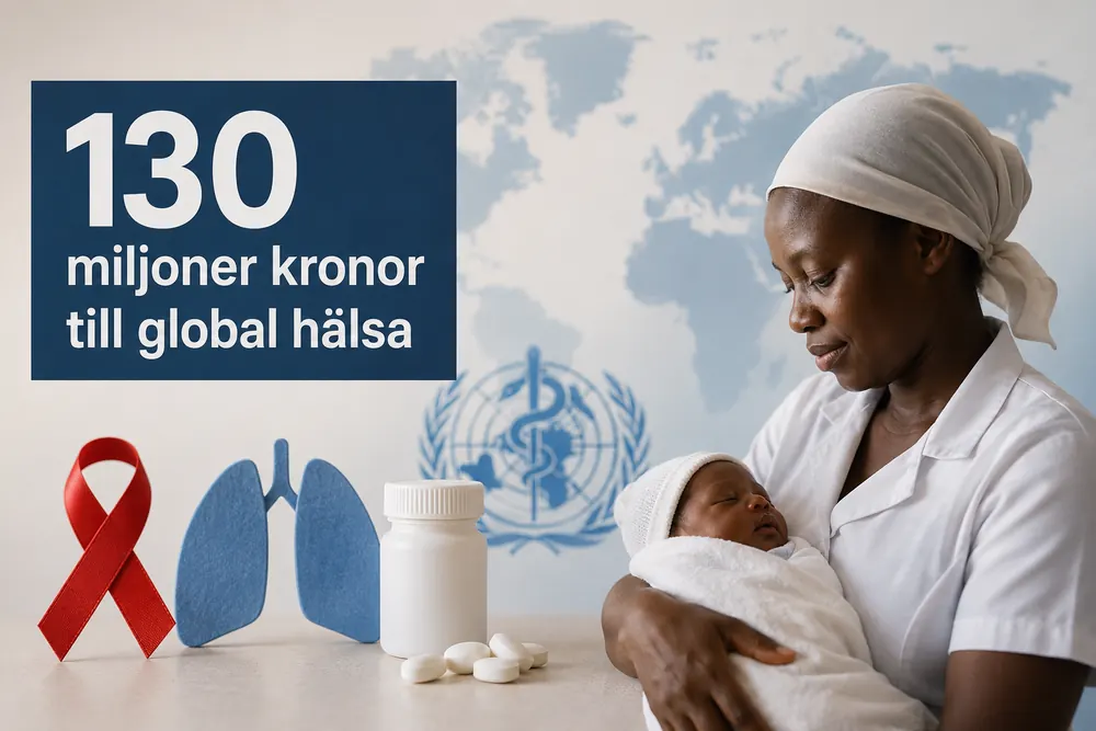 Regeringen satsar 130 miljoner på global hälsa