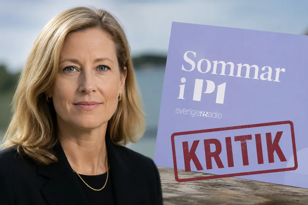 Carolina Dybeck Happe får kritik för Sommar i P1