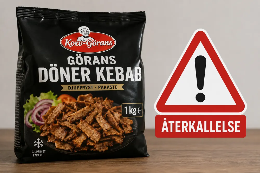 Korv-Görans återkallar kebab efter märkningsfel