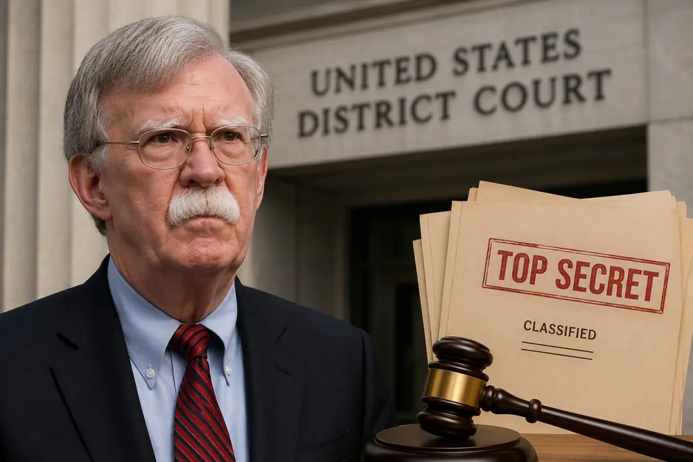 John Bolton erkänner brott om hemliga dokument