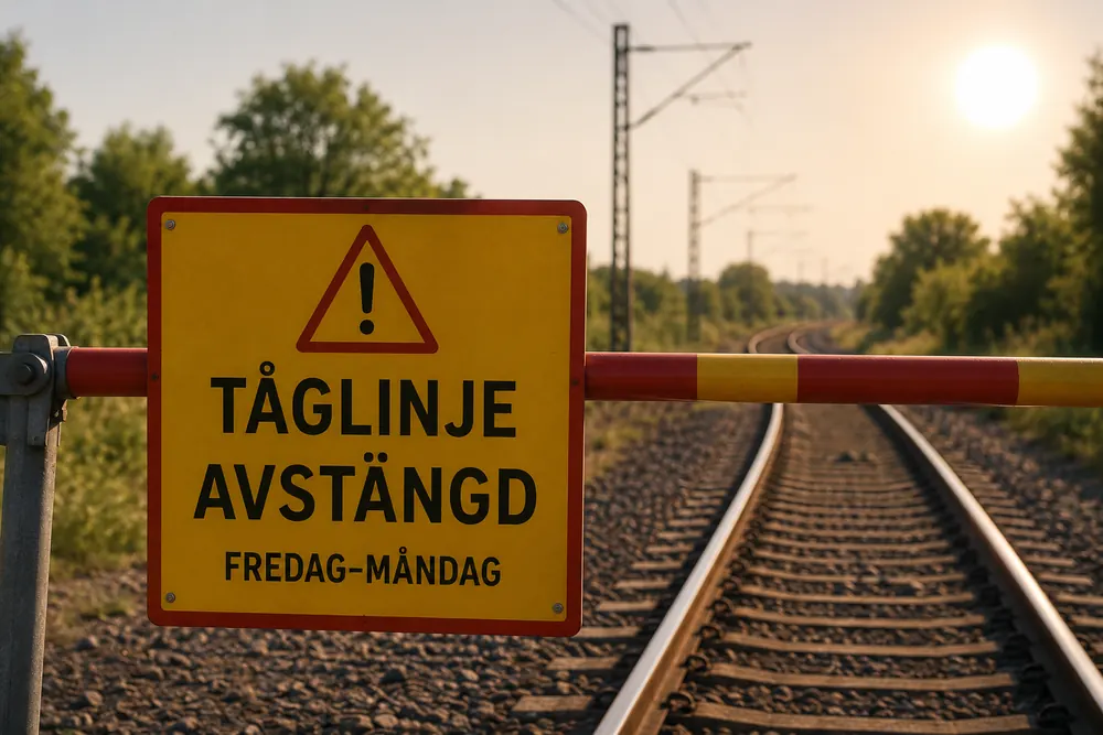 Trafikverket stänger tåglinjer inför extrem värme