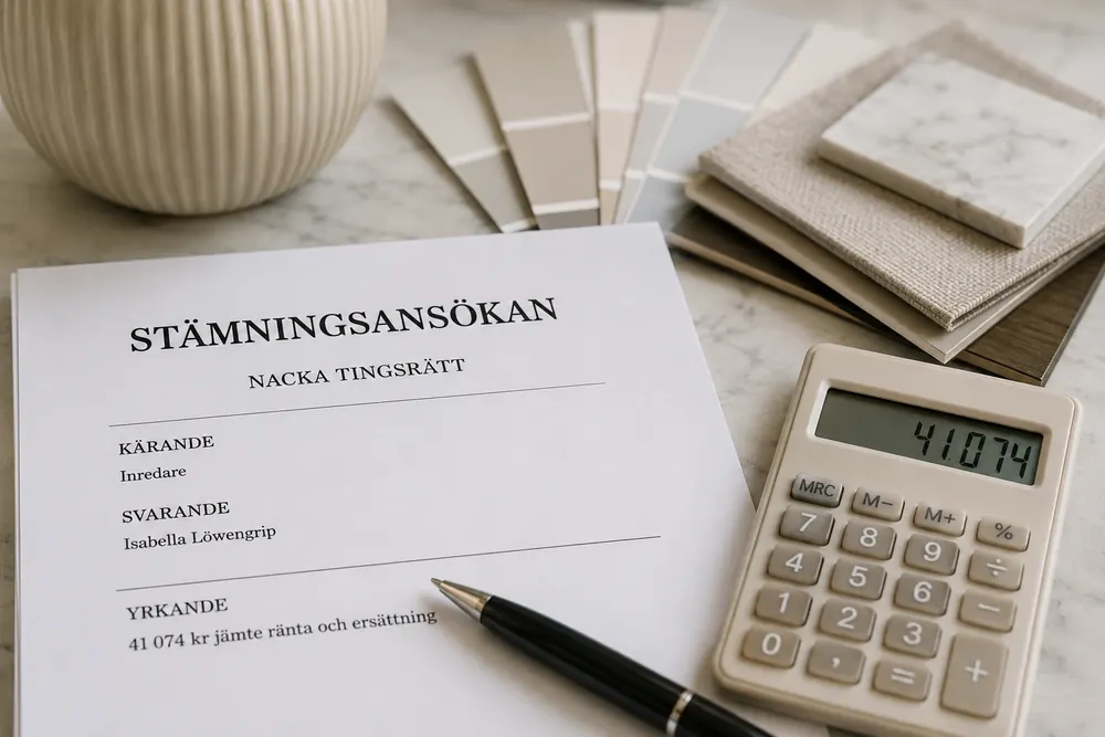 Isabella Löwengrip stäms på över 41 000 kronor