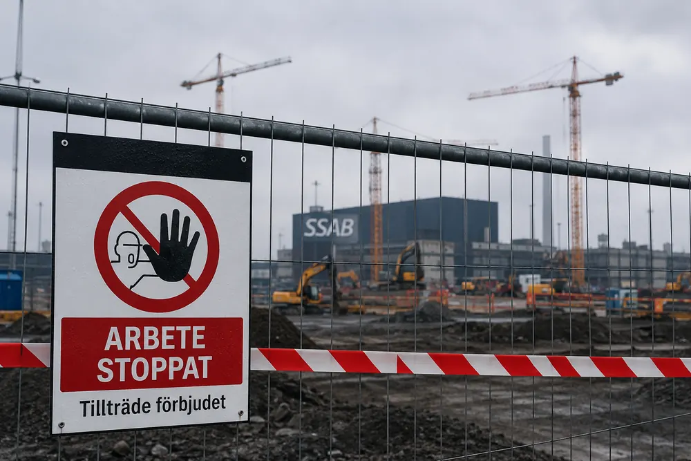 SSAB stoppar bygget efter fynd av vätecyanid
