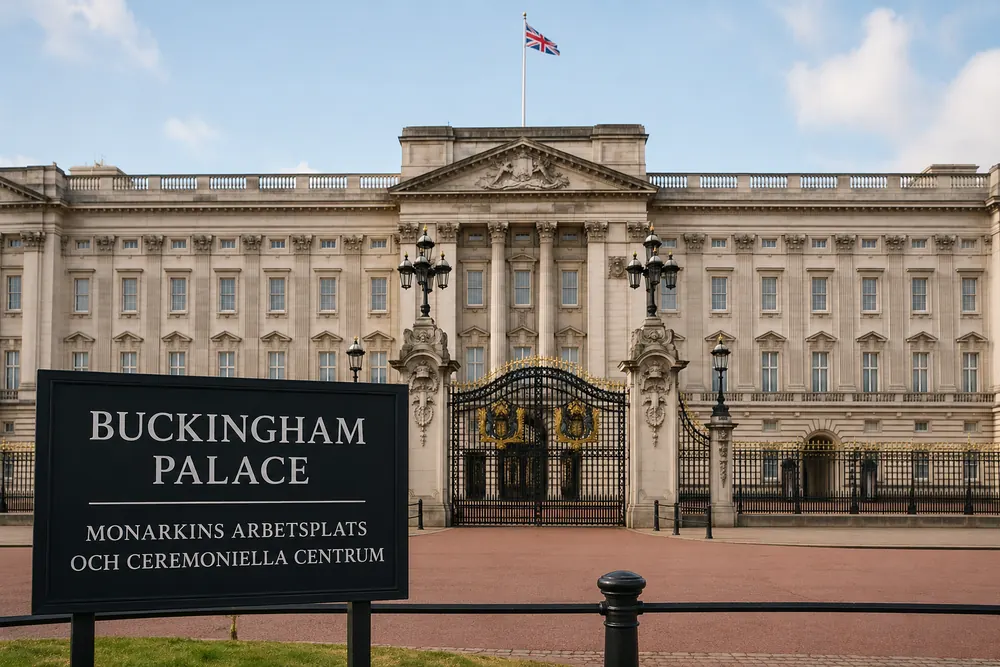 Kung Charles stannar i Clarence House