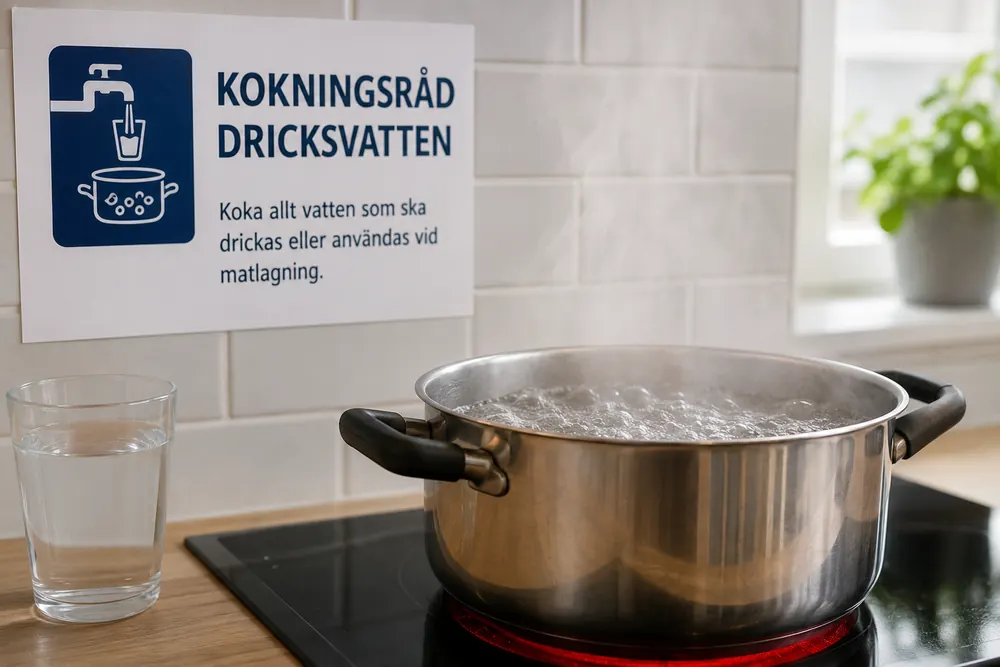 Kokningsråd kvarstår för dricksvatten i Avesta