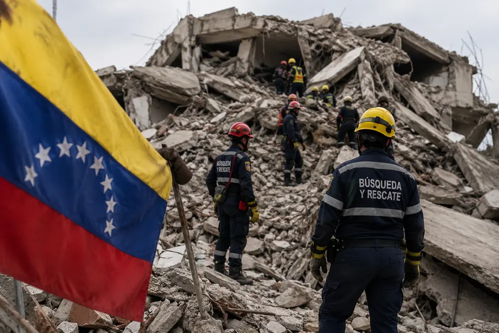 Tiden rinner ut efter jordbävningarna i Venezuela