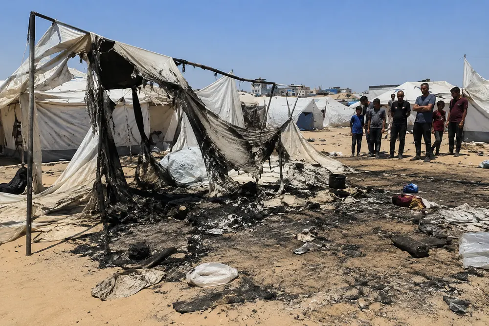 Syskon dödade i attack mot flyktingläger i Gaza