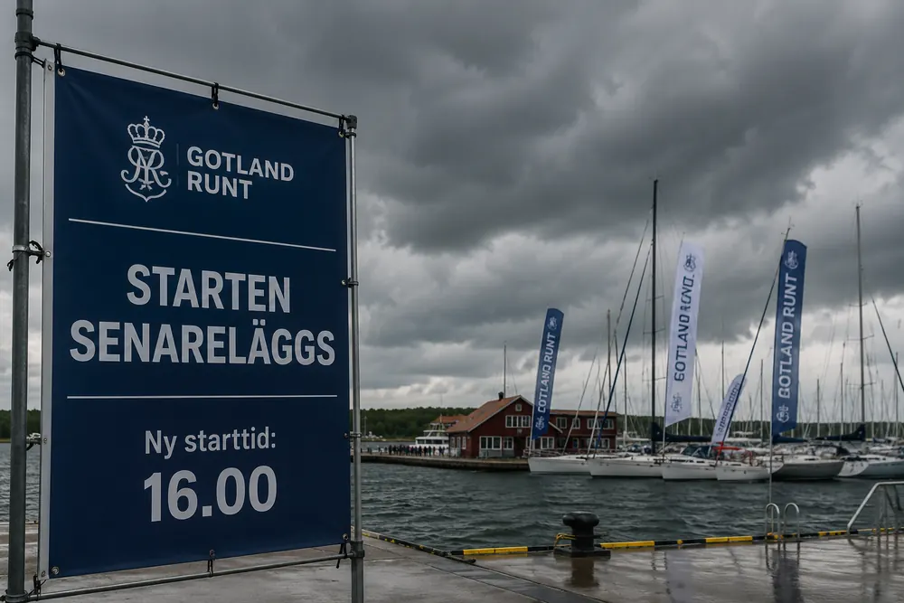 Gotland Runt senareläggs efter hårt oväder