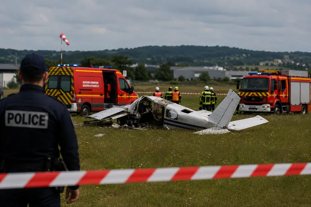 Upp till tio befaras döda i flygkrasch