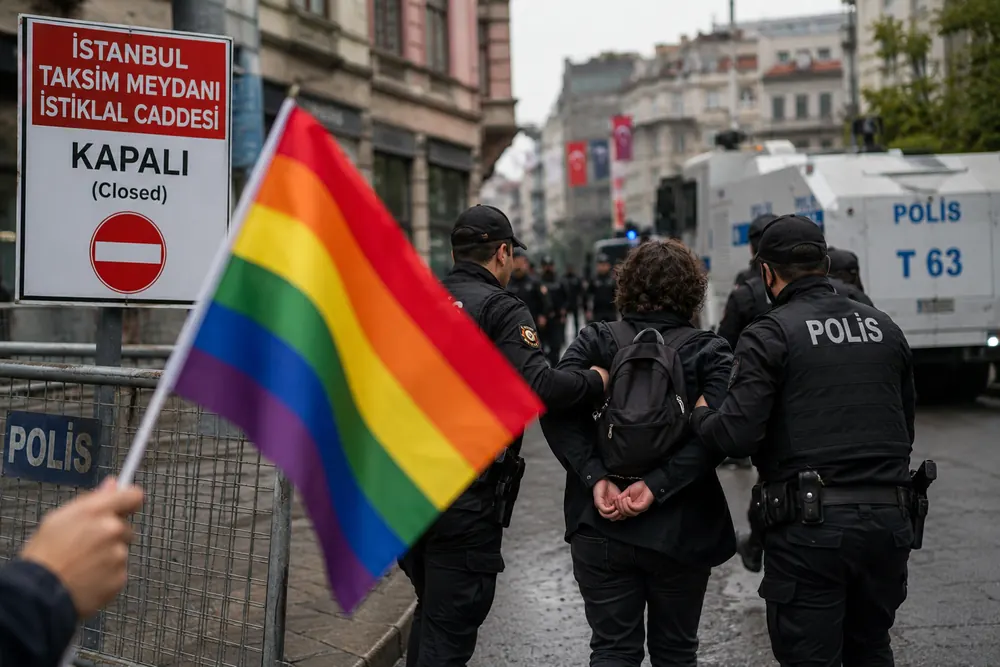 Minst 50 gripna vid förbjuden pride i Istanbul