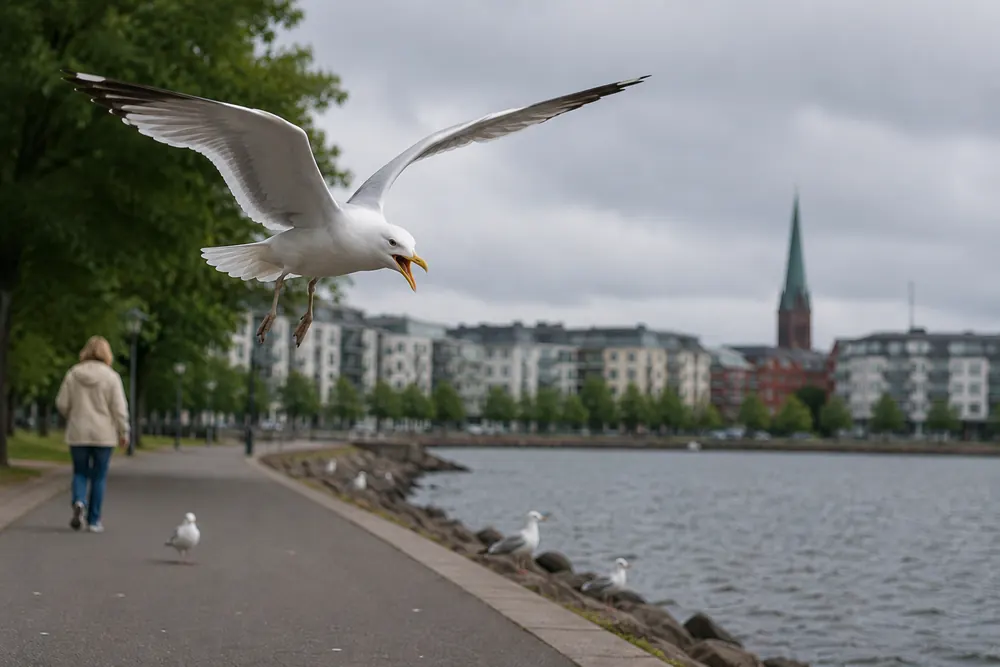 Christian Lydeen skadades svårt efter aggressiv måsattack