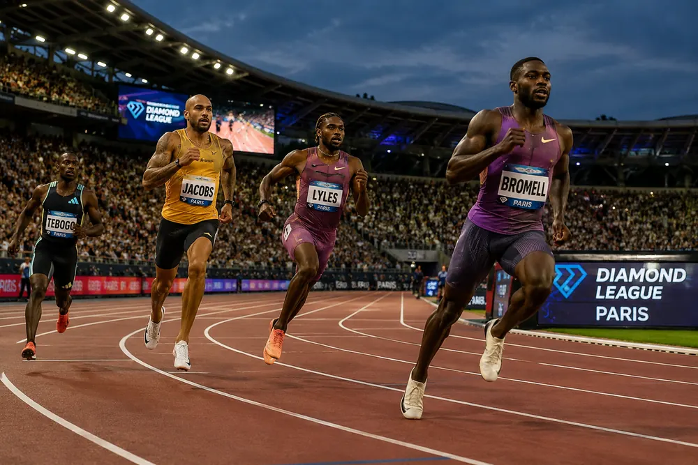 Supernivå på Diamond League i Paris
