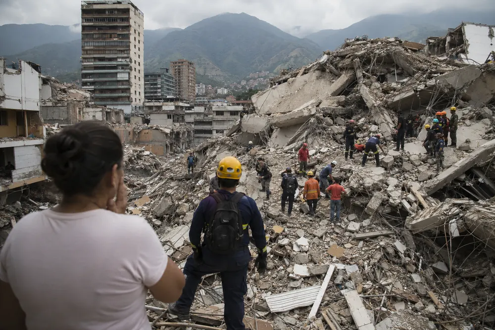 Dödssiffran stiger efter skalven i Venezuela