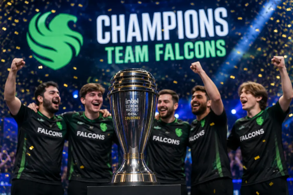 Team Falcons tog historisk majorseger i Köln