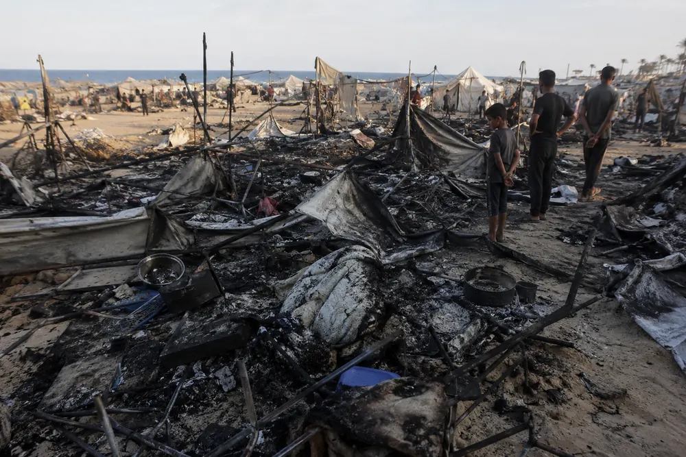 Flyganfall i Gaza dödade mamma och ettårigt barn