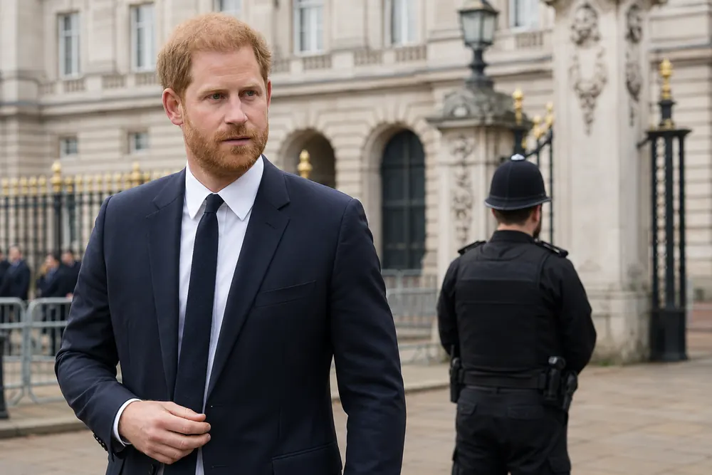 Prins Harry kräver polisskydd för familjebesök
