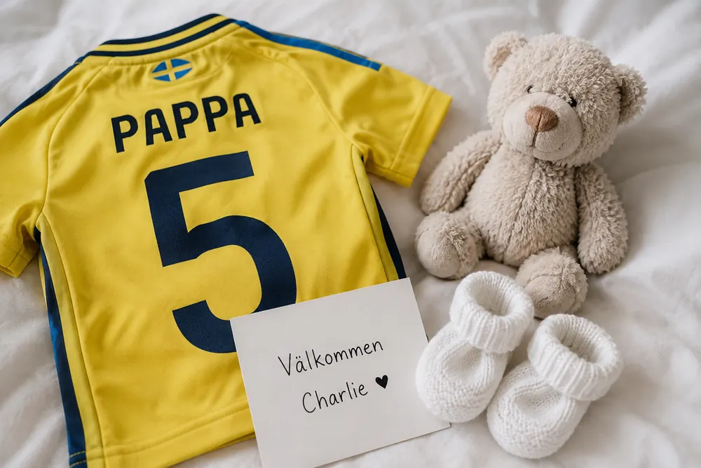 Gabriel Gudmundsson har blivit pappa