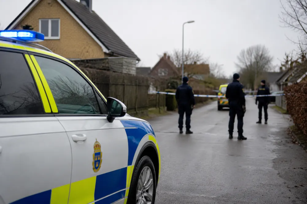 Polis sköt man efter hot i Svalöv
