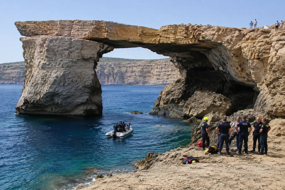 Klippkollaps på Malta krävde en ung mans liv