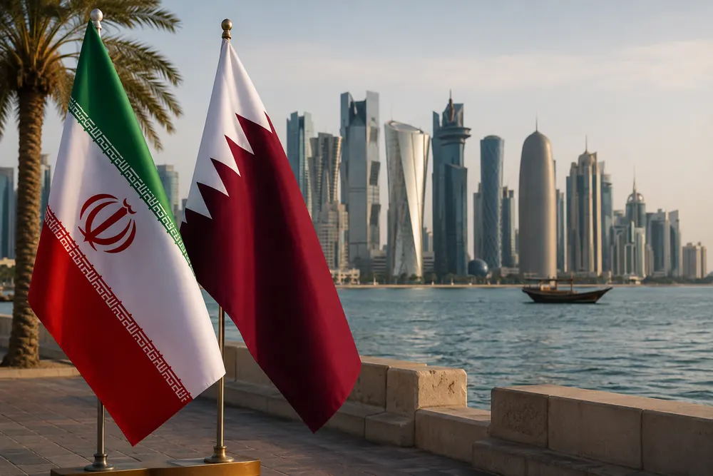 Iran och Qatar möts medan USA väljer diplomati