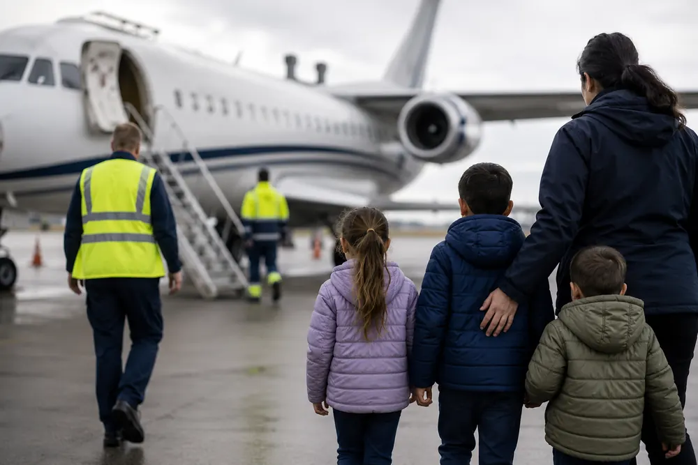 Tre barn åter i Sverige – mamman internationellt efterlyst