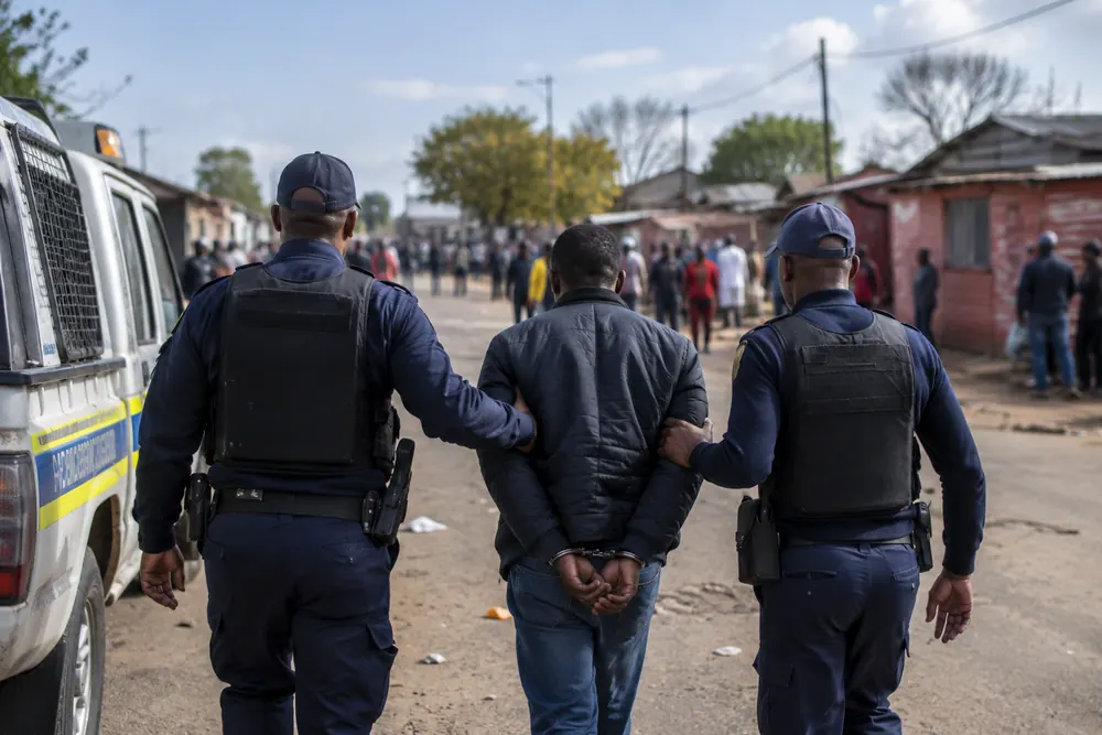 Nära 900 gripna efter antimigrantprotester i Sydafrika