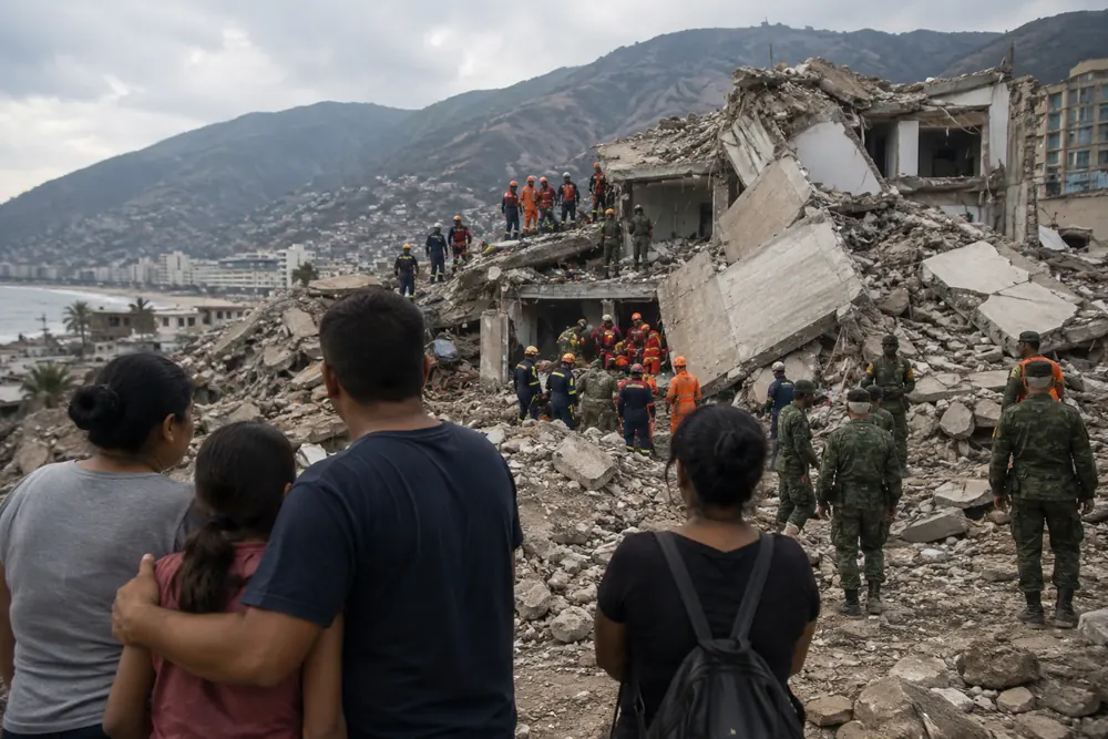 Venezuela utlyser landssorg efter jordskalvens förödelse