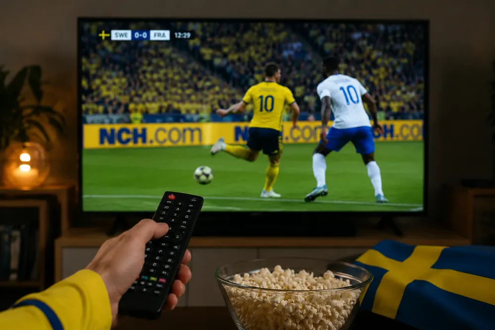 Sverige–Frankrike slog streamingrekord