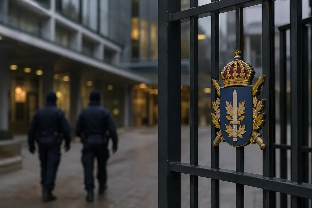 Två anhållna i säkerhetsutredning mot Sverige