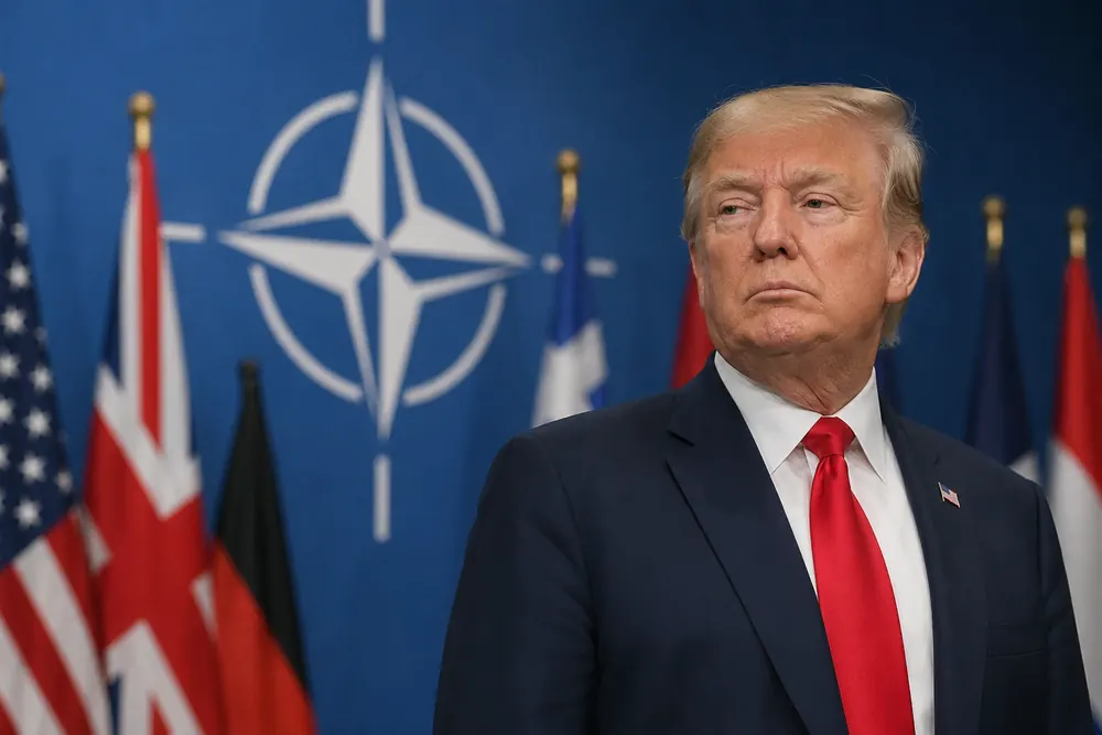 Donald Trump kallar USA:s Natorelation löjlig