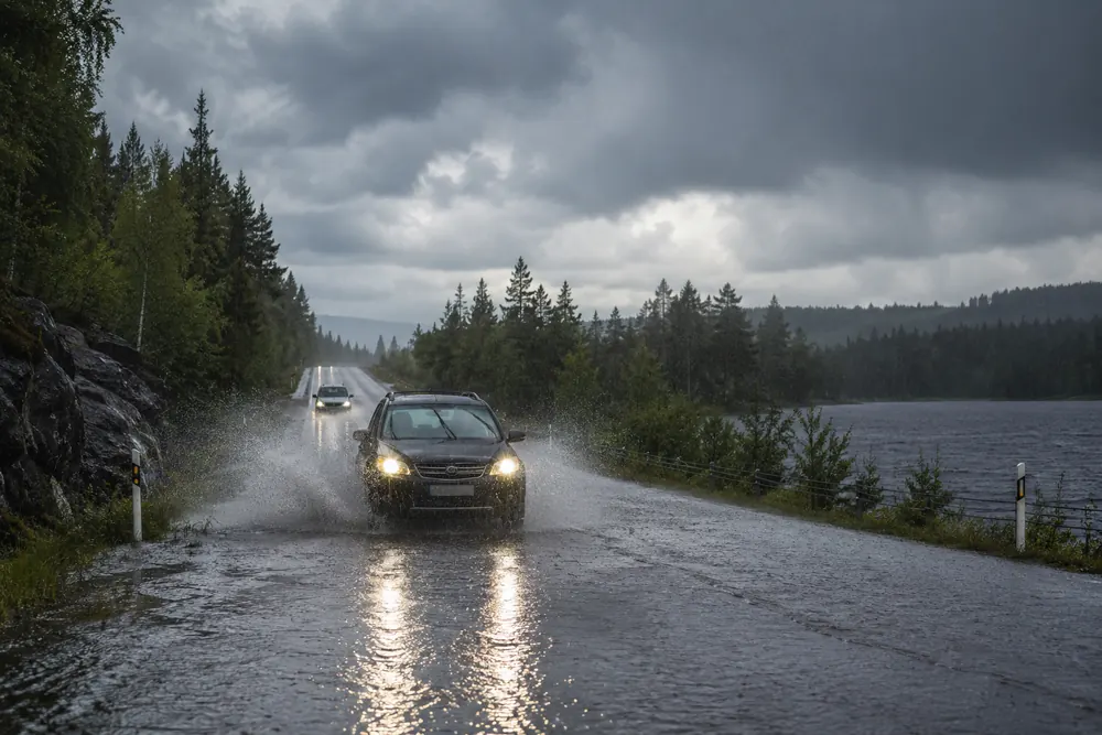 SMHI varnar för kraftiga skyfall i norr