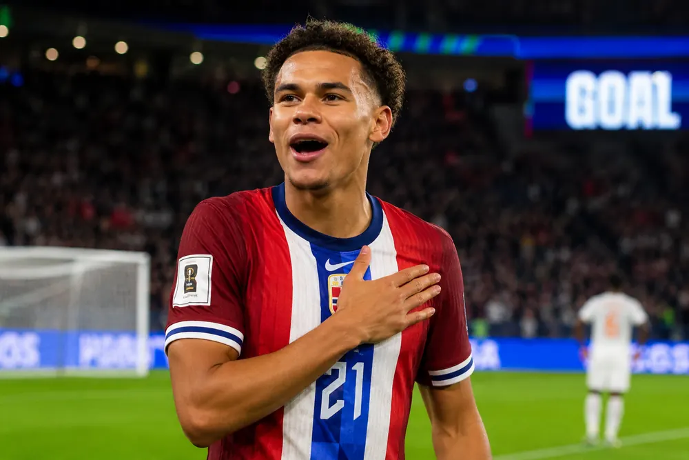 Antonio Nusa rörd efter historiska VM-målet