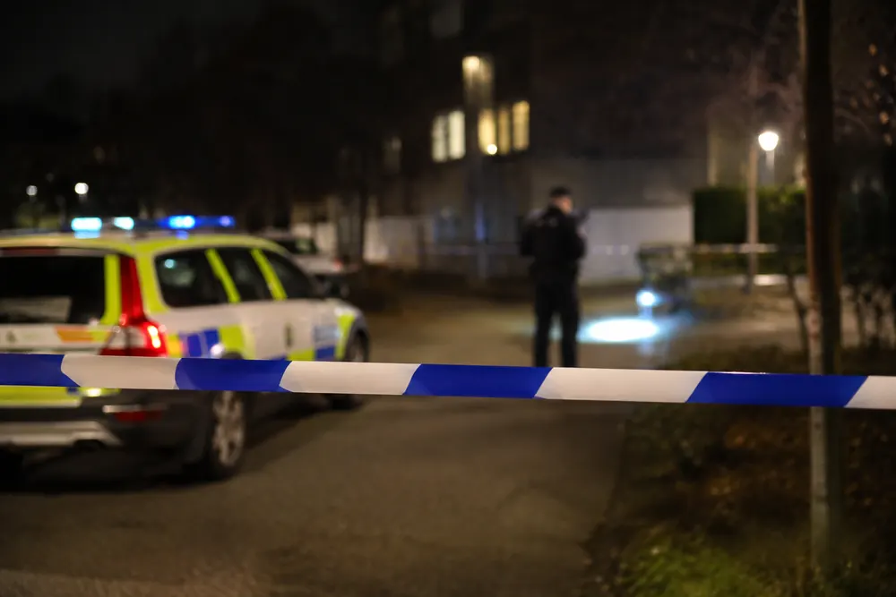 Polisen spärrade av efter misstänkt våldtäkt i Uppsala