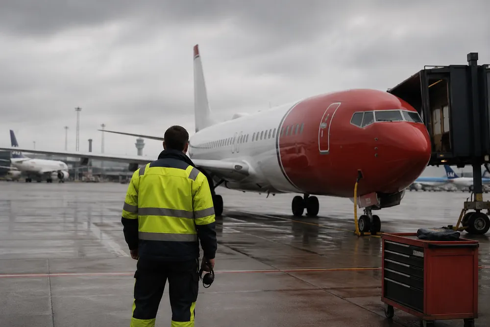 Strejkhot kan stoppa flygtrafik i Norge