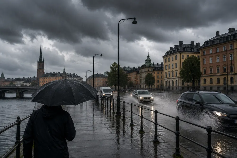 Skyfallsvarning utfärdad för flera delar av Sverige